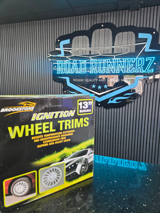 "13" WHEEL COVERS [WHITE]