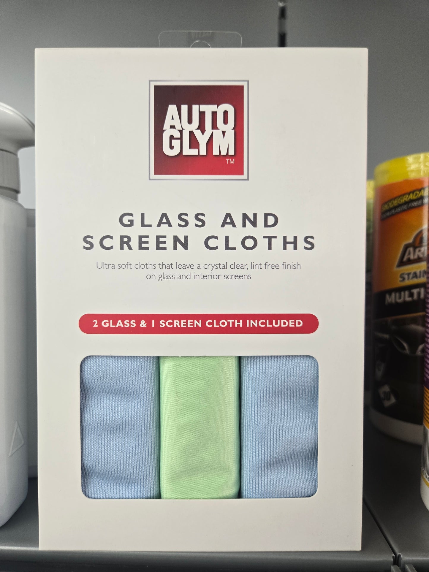 AUTO GLYM GLASS AND SCREEN CLOTHS