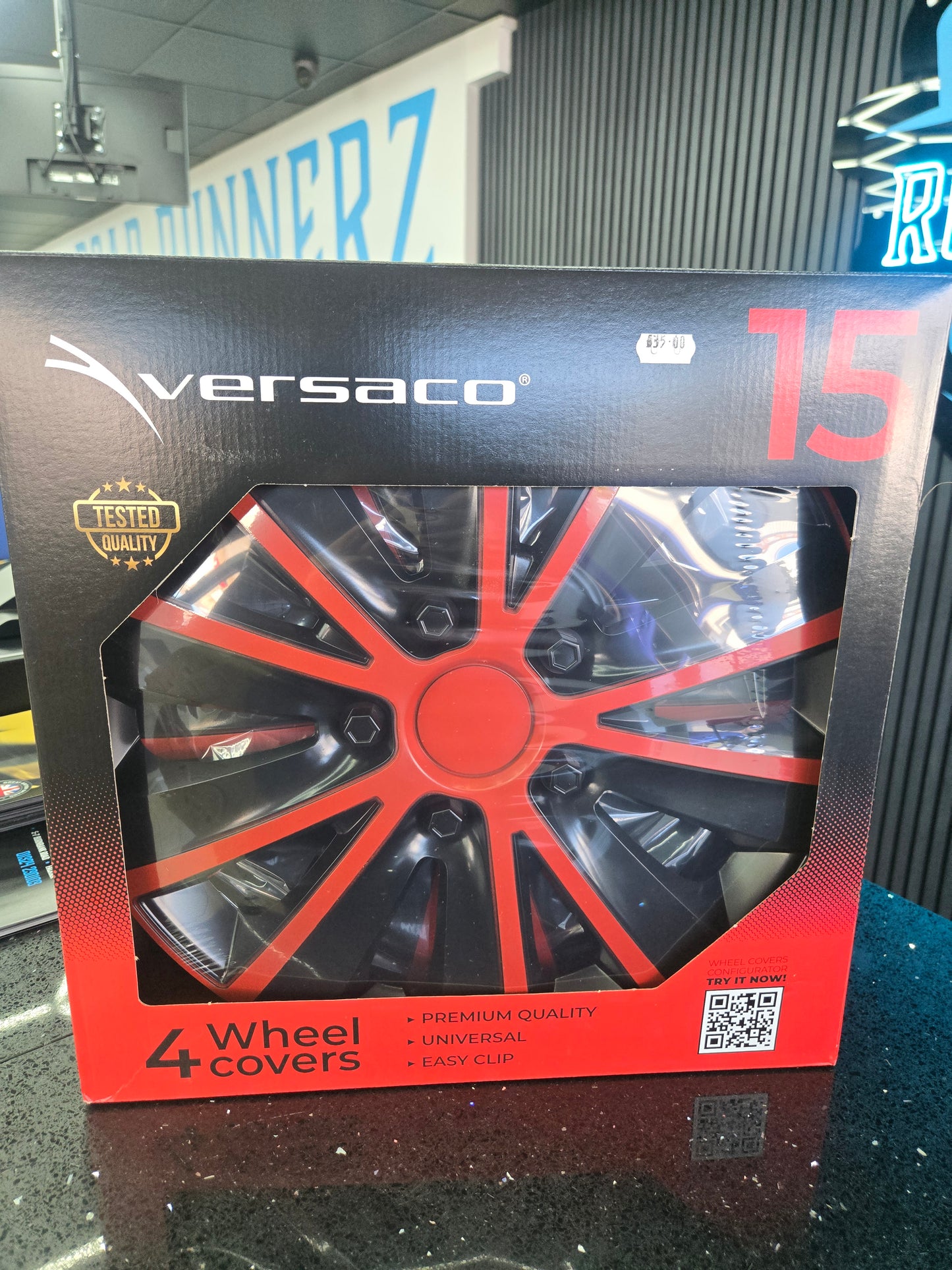 VERSACO 4 WHEEL COVERS "15"