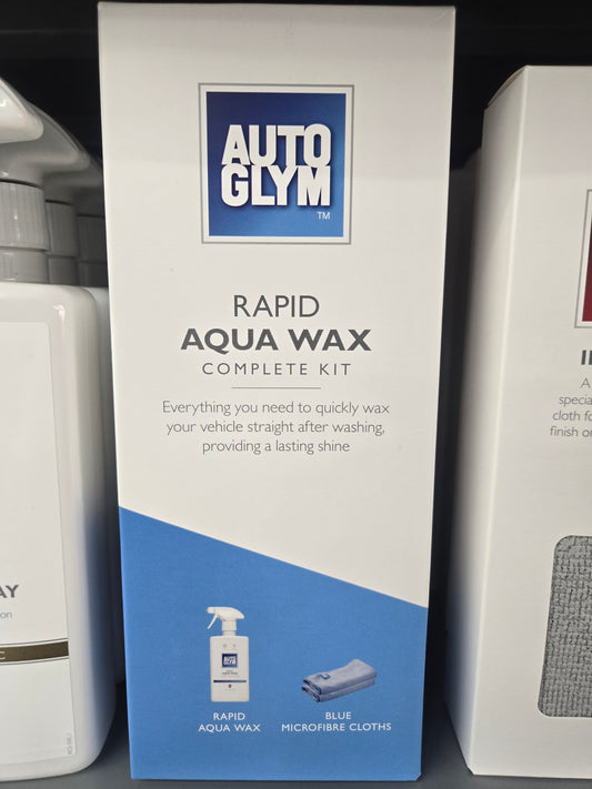 AUTOGLYM RAPID AQUA WAX COMPLETE KIT
