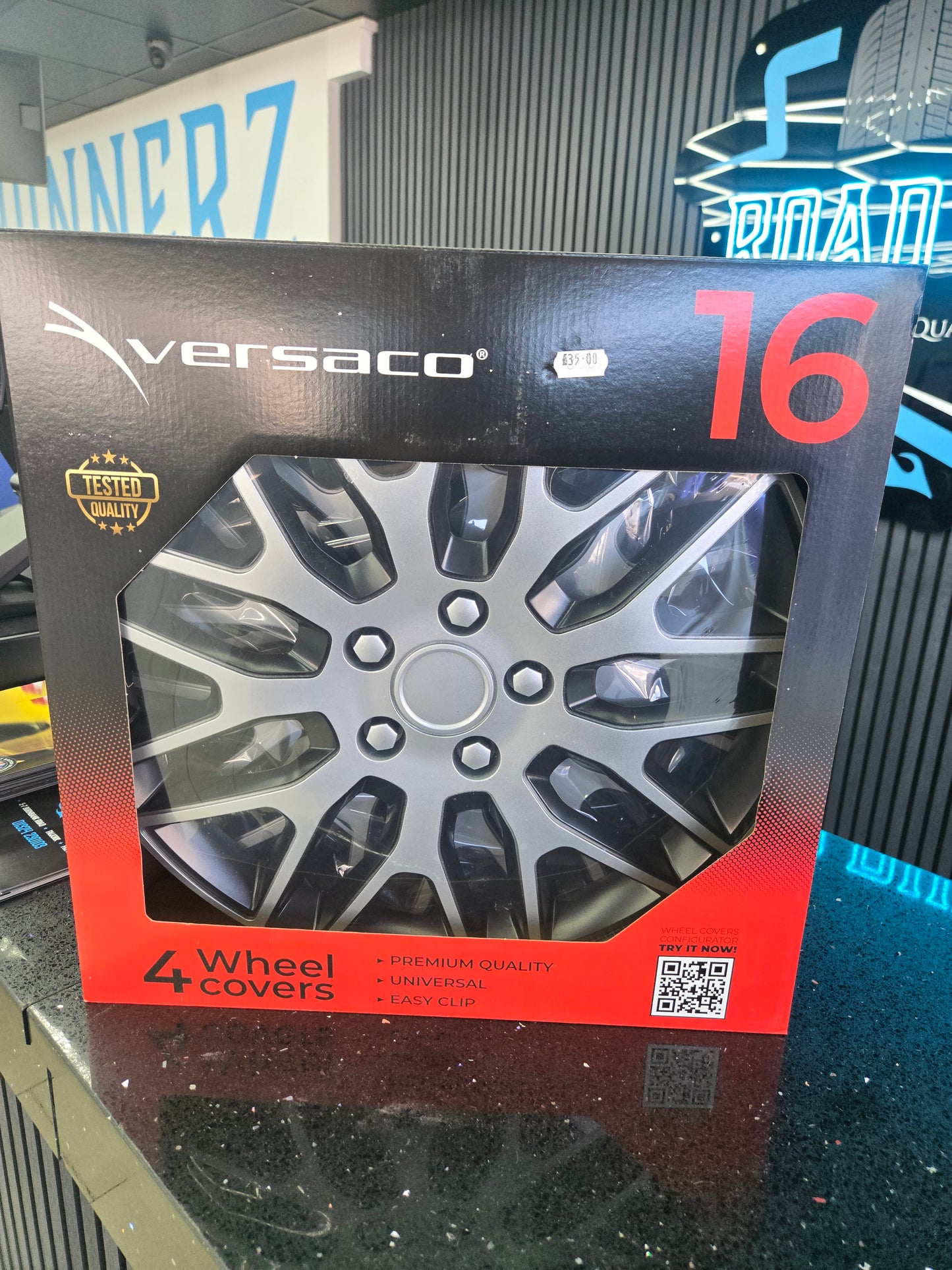 VERSACO 4 WHEEL COVERS "16"